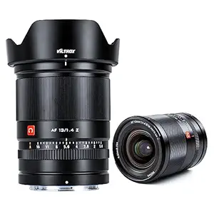 VILTROX 13mm F1.4 f/1.4 Nikon z Mount Lens, Super Wide Angle Autofocus APS-C Lens for Nikon Z50 Z30 Z6II Z7II Z6 Z7