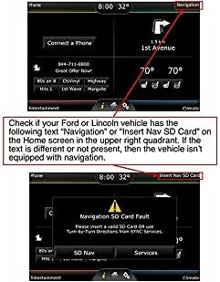 Latest Navigation sd Card Fits Ford Lincoln USA Canada- 2021|2022 Newest GPS Map Card Updated A12 - GM5T-19H449-AF
