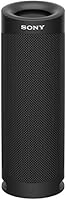 ソニー ワイヤレスポータブルスピーカー SRS-XB23 : 防水/防塵/防錆/Bluetooth/重低音モデル/マイク付き/ 最大12時間連続再生 2020年モデル / ブラック SRS-XB23 B