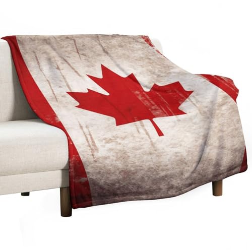 Plaid Canada rétro pour camping et canapé en flanelle douce - 2