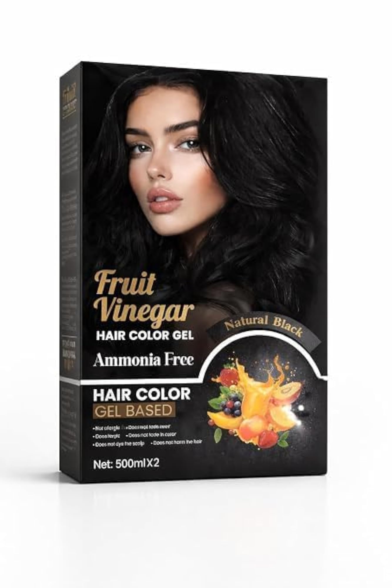 Mizz Natural Fruit Vinegar Hair Dye Color for Both Men & Women