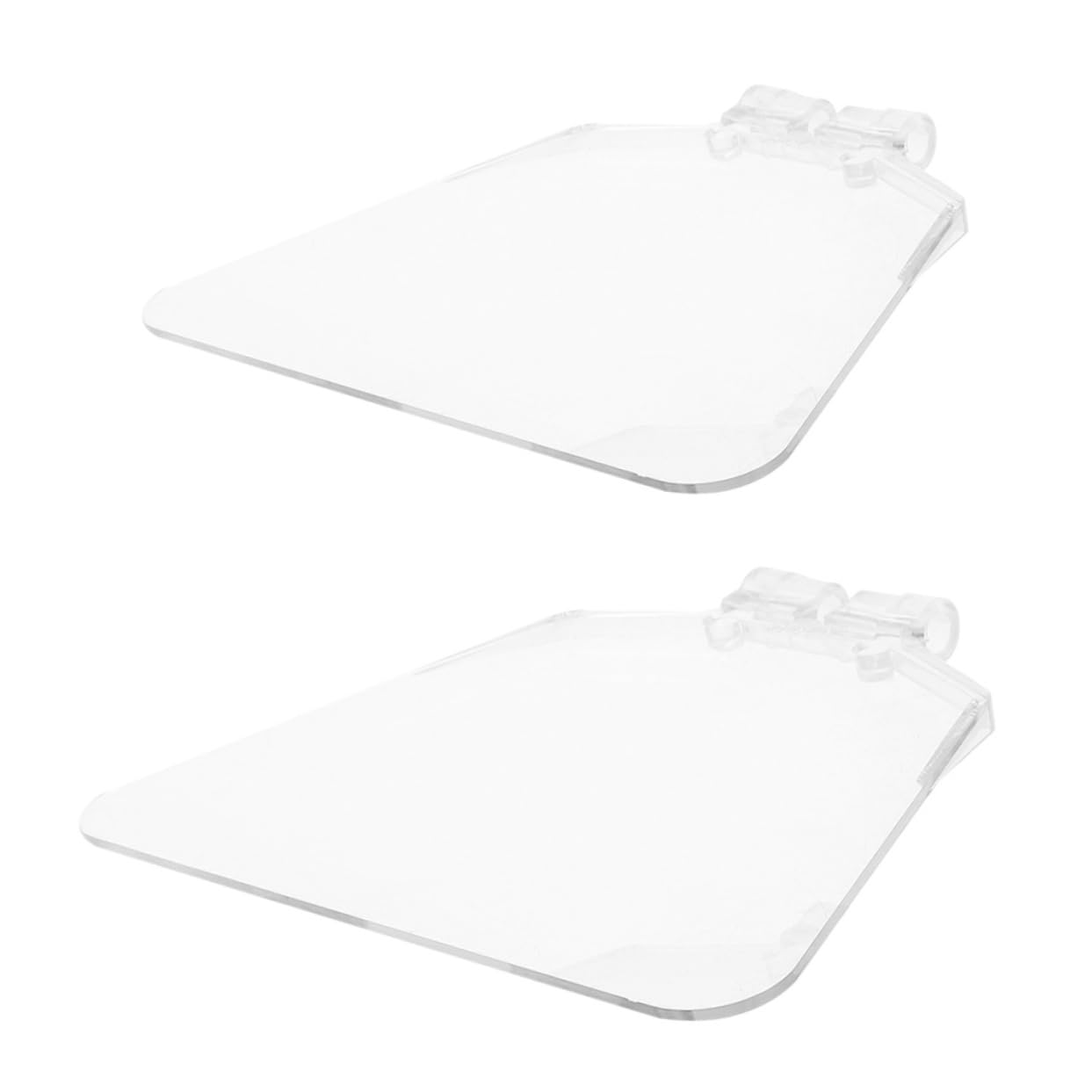 Escudo Protector Ocular para Amoladora de Banco de 2 Piezas Alta Transparencia Plástico Resistente