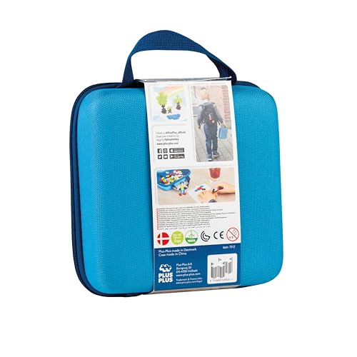 Plus-Plus 9607012 - Set Di Mattoncini Da Costruzione, 100 Pezzi, Colore: Blu - 4