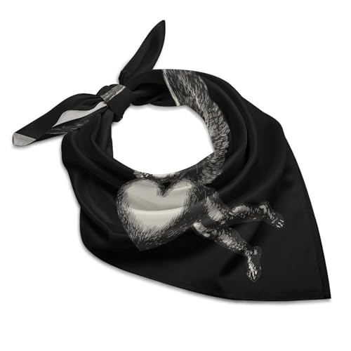 Eros Cupid God of Love Silk Like Head Scarf for Women Bandana for Hair Wrapping Fashion Accessory Square Hair Scarves 18