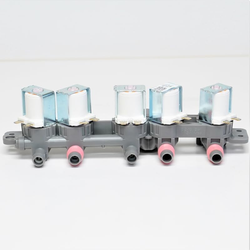 Parts AJU73213301 for LG Washing Machine Water Valve 5 Coils Replacement for AJU73213301, AJU75152601, 5221EA1008F, AP5244606 and PS6448324
