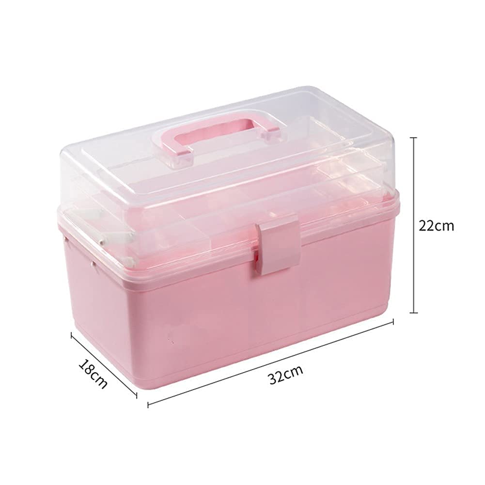 Apteczka pierwszej pomocy Puszka do przechowywania leków w domu Organizator Pudełko z przegródkami Apteczki Białe, s(White,L)