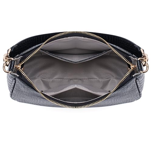 Image of CYHTWSDJ Shoulder Bags for Women, Cute Hobo Tote Handbag Mini Clutch Purse with Zipper Closure