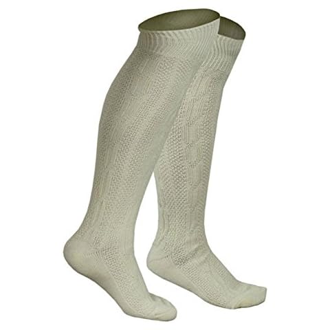 WHITE BAVARIAN SOCKS OKTOBERFEST/CAUSAL LEDERHOSEN SOCKS IN PAIRS (10) Cover