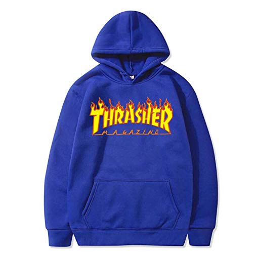 Sweat à capuche hommes et femmes coupe lâche en velours chaud taille XL