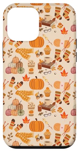秋 パンプキン スパイス 葉 秋 コーヒー 美学 スマホケース iPhone 12 mini 用