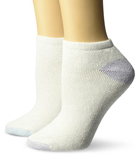 Fruit of the Loom Women's 6-Pack Low Cut Socks, White/Purple/Blue, Shoe Size: 4-10