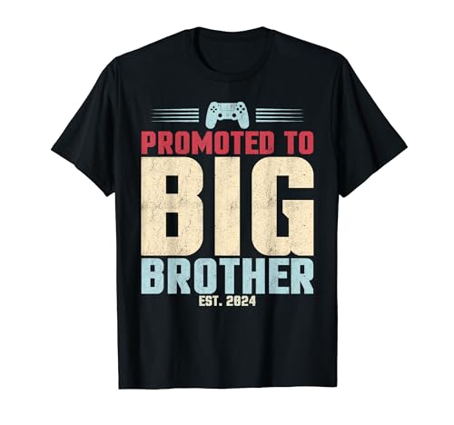 Kids Promoted To Big Brother 2024 Video Game Player Vintage Camiseta