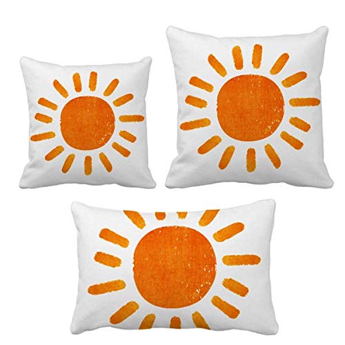 Coussin soleil déco météo avec insert une idée cadeau idéale pour sofa