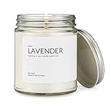 1OAK Soy Wax Scented Candles (Lavender) - Soy Candles for Home Scented - Long Burning Candles Premium - Hand-Poured (9oz.)