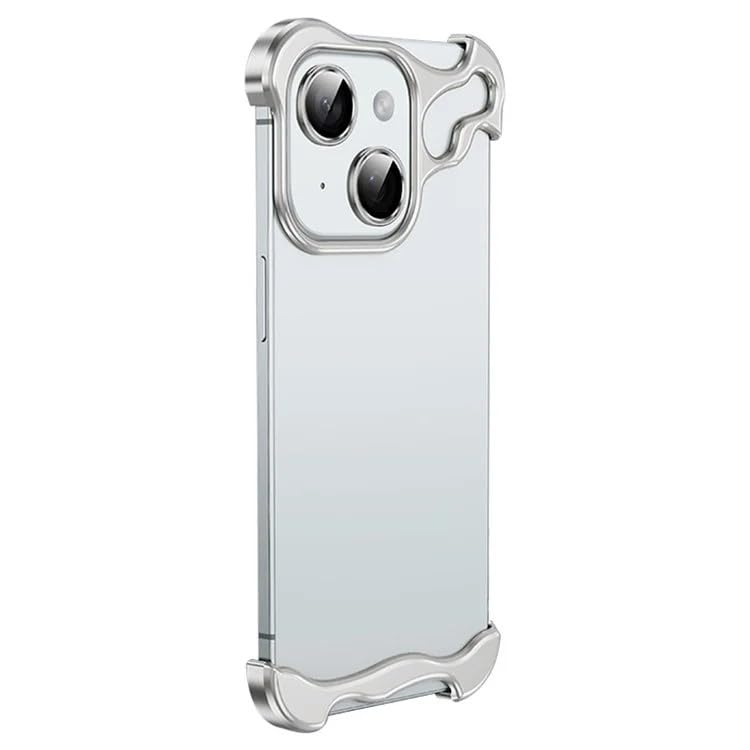MILLION CASES® Back Cover Case for iPhone 14 Soft Flexible Shockproof Protective Titanium Frame Luxury Bumper Case(Silver) (B0CVDYWXDF) Amazon Price History, Amazon Price Tracker