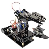 LK COKOINO 4軸ロボットアームキット Arduino用 4DOF ミニデスクトップロボットアーム 子供/大人用 補完工学/数学/科学/技術学習戦略