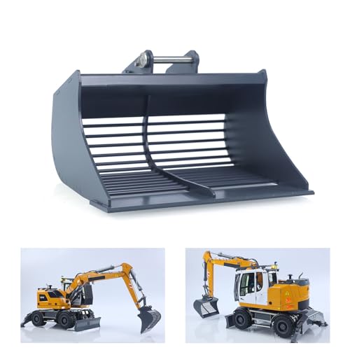 Seau de grille métallique trieur pour pelleteuse RC 1/14 avec maillage robuste