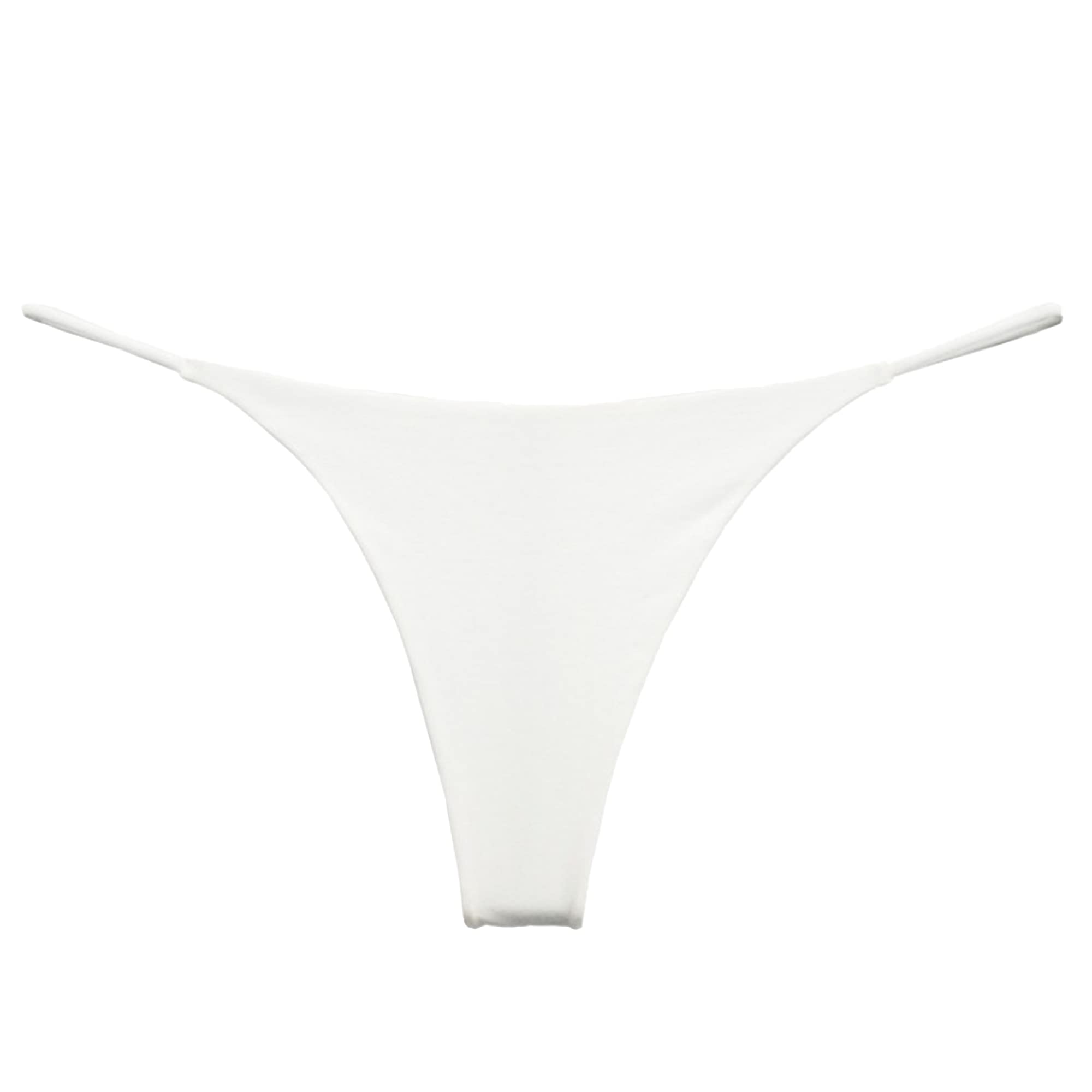 DGHM-JLMY 5-Pack Low Waist T Back String Underpants Cotton G String Thongs for Women T Back Gstring Underwear