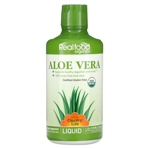 Country Life - Realfood Organics Basic Aloe Liquid - 32 Ounce Country Life - Realfood Organics Basic Aloe Liquid - 32 Ounce