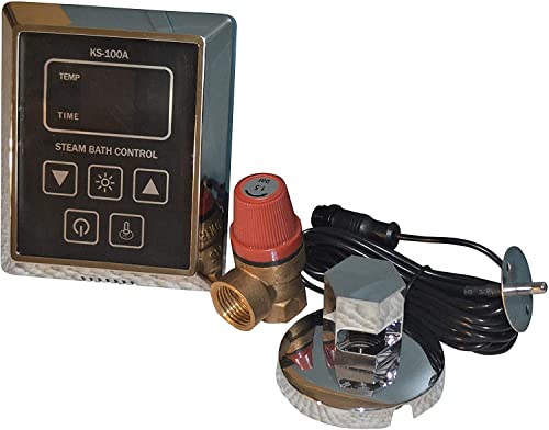 Turku Full Kit Rx60I Special Edition 6Kw 240V Spa Steam Generator With Vapor-Proof Ks - 100A Control Pad, Steam Head And Built-In Auto Drain Flush System. #TOP5
