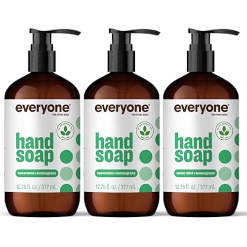 Everyone Liquid Hand Soap, Spearmint Lemongrass, 12.75 oz 3-Pack