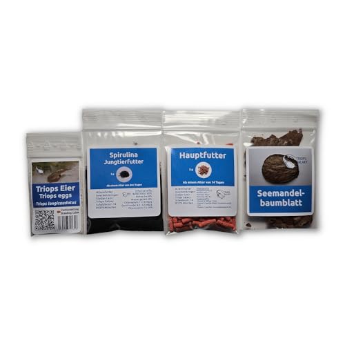 Triops longicaudatus – Kit de démarrage de cancer préhistorique – Triops – Oeufs Triops avec instructions de l'élevage en français à télécharger...