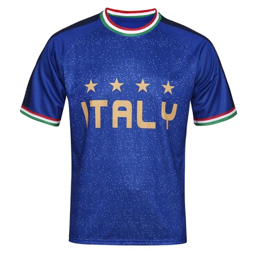 DIBEI Italy 2026 World Cup Fan Soccer Jersey (Italy X-Large)