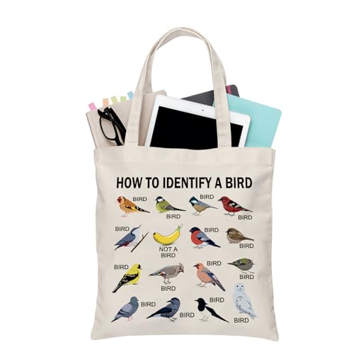 PLITI Bolsa de mano para pájaros, regalo para amantes de los pájaros, regalo para amantes de las aves, regalo para ornitólogos, Cómo hacer aves Tgu, medium