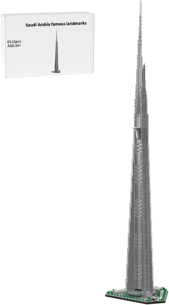 CN Tower Skyline Building Blocks Set, 418PCS 1/800 Scale World Famous Landmark Collection Display Model Home Decor Kits, Gifts for Bricks Enthusiasts, MOC-250102