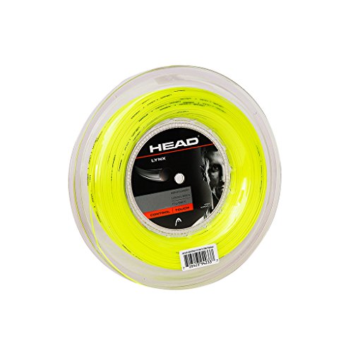HEAD Unisex's Lynx Racquet String-Multi-Colour/Geel, Maat 17/200 m - Image 3