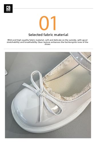 French retro Mary Jane small leather shoes for women's 2025 spring and autumn new models, light mouth bow single shoes with skirt,Intellectual/Trendy/Modern/Business2