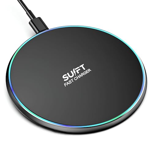 Fast Wireless Charger, 15W Max Wireless Charging Pad for iPhone 15/14/13/12/11/Pro Max/XR/X/8 Plus, Fast Wireless Charger for Samsung Galaxy S24 S23 S22 S21 S20 S10 Google Pixel 5 6 7 8 AirPods Fast Wireless Charger, 15W Max Wireless Charging Pad for iPhone 15/14/13/12/11/Pro Max/XR/X/8 Plus, Fast Wireless Charger for Samsung Galaxy S24 S23 S22 S21 S20 S10 Google Pixel 5 6 7 8 AirPods