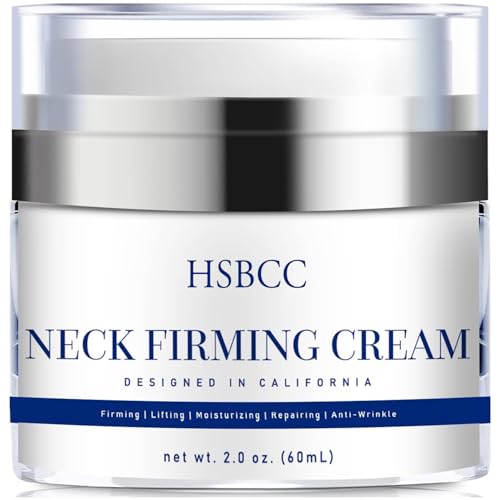 HSBCC Neck Cream for Tightening and Firming: Acetyl Hexapeptide-8 Retinol Shea Butter Niacinamide - Smoothes Wrinkles Skin Tighten and Lift Neck Cream (60ml)