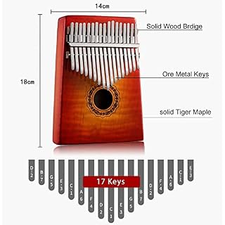Kalimba 17 clés piano piano premium bois massif, avec un marteau de réglage, un sac, un tissu, un livre de chansons, un… - Les Beatles, Paul McCartney, John Lennon, RIngo Starr, George Harrison Kalimba 17 clés piano piano premium bois massif, avec un marteau de réglage, un sac, un tissu, un livre de chansons, un… – Image 4