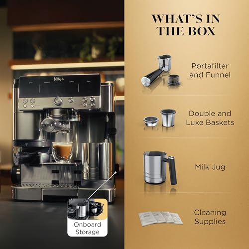 Ninja Luxe Café Premier 3-in-1 Espresso Machine, Drip Coffee, & Cold Brew - image 8