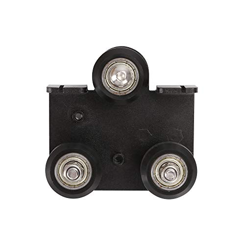 Aibecy 3D Printer Extruder Back Support Plate with Pulley 3D Printer Parts Accessory Extruding Backplate for Ender 3 Ender 3 Pro CR-10 CR-10S S4 S5 Series 3D Printers 1Pcs