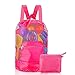 Bolsa Playa Juguetes Malla, Bolsa de Almacenamiento de Juguetes de Arena Bolsa Plegable Malla de Playa para Niños, para al Aire Libre Natación Piscina Viajes Toallas Juguetes (rojo)