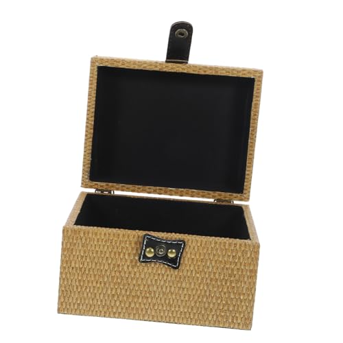 DOITOOL 木製収納ボックス 蓋付き 収納ケース 指輪 ネックレス イヤリング ブレスレット 小物入れ 記念品 オーガナイザー 木箱 手作り品 保存用 容器