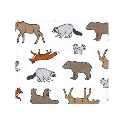 Image of Luvable Friends Little Treasure Flannel Receiving Blankets 4pk