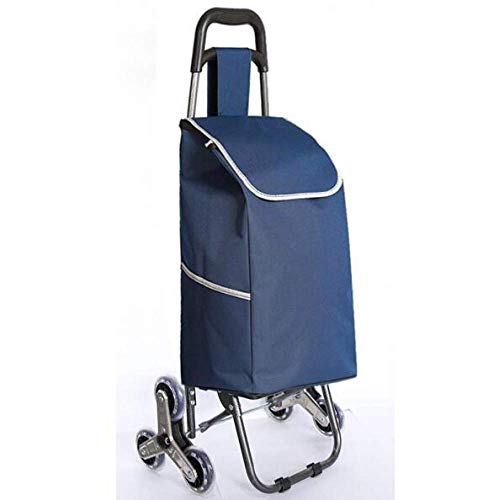 Einkaufstrolley auf Rädern, faltbar, kompakt, mit abnehmbarer Tasche, wasserdicht, strapazierfähig, extra große…