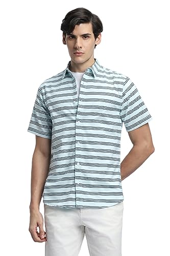 Chemise pour homme verte Dennis Lingo idéale pour l'été