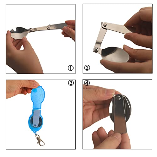 Posate da Campeggio, 2pcs Forchette e Cucchiai