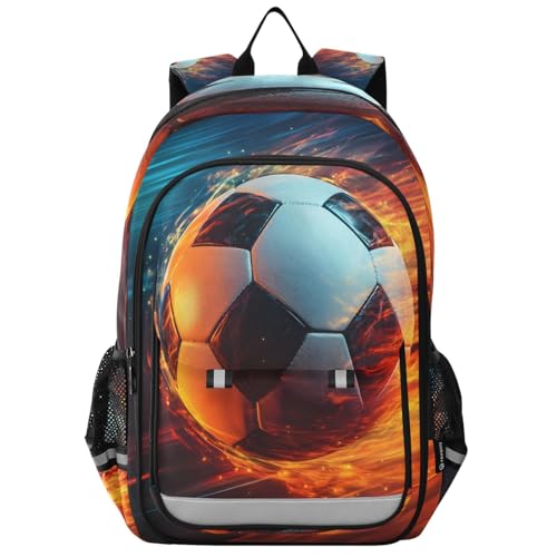Sac à dos ordinateur portable enfants football cartable scolaire ado