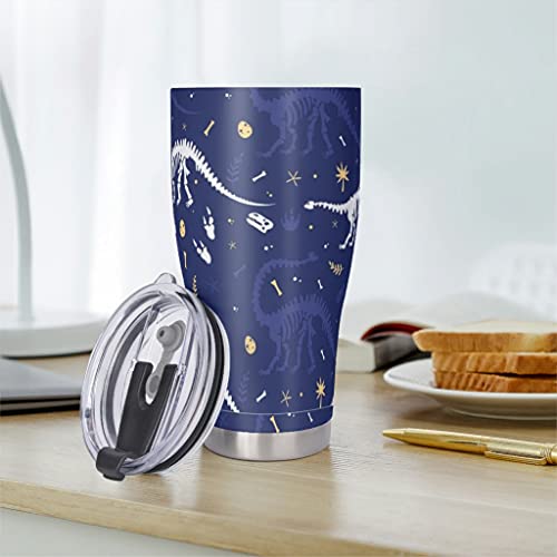 Wmeyiseyiy Taza térmica de acero inoxidable de 900 ml, con doble pared aislada al vacío, taza de café con tapa, botella… - Imagen 8
