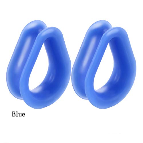 Ipink-18Pcs Hollow Silicone Teardrop Ear Piercings Ear Plugs And Tunnels Pircing Gauges Earrings Stretchers Body Jewelry (9 Pairs Of Gauge=1/2"(12Mm)) #TOP4
