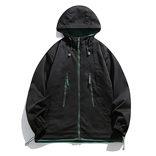 Bomber surdimensionné homme noir pour vos sorties urbaines par temps venteux