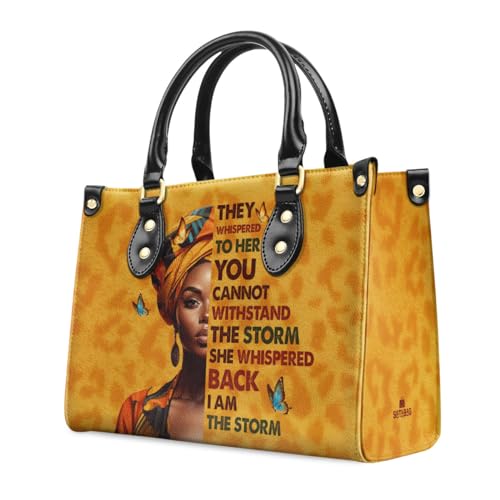 Image of Sistabag Leather Handbag For Black Women - Large Size Leather Totebag - Christmas Gifts For Women, Christmas Purse For Mom