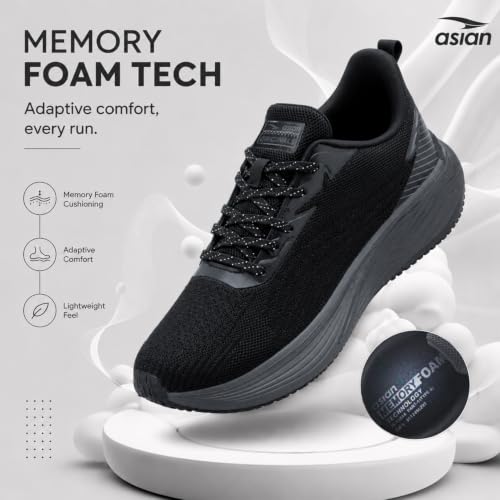 Image of ASIAN Powerplay Carbon-39 Men's Running Shoes | Breathable Knit, High-Rebound Midsole with Carbon Plate for Daily Runs & Active Use