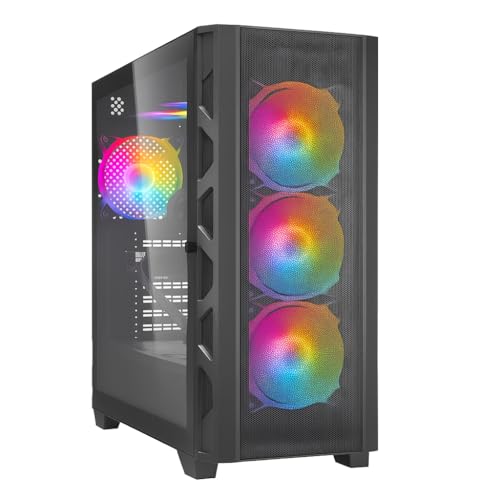 PC gaming di fascia alta con NVIDIA RTX 5080 16GB | Ryzen 5 7500F | | 32GB di RAM DDR5 | SSD M.2 da 1TB | Win 11 Pro | Wi-Fi – Estremamente potente e silenzioso