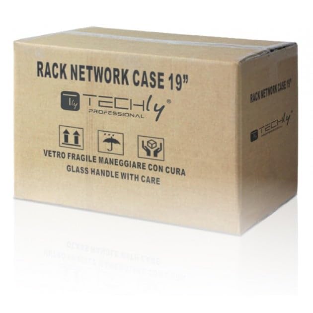 Techly Professional 108194 Armadio Rack 19" a Muro 9U Prof. 320 Grigio Assemblato Grigio